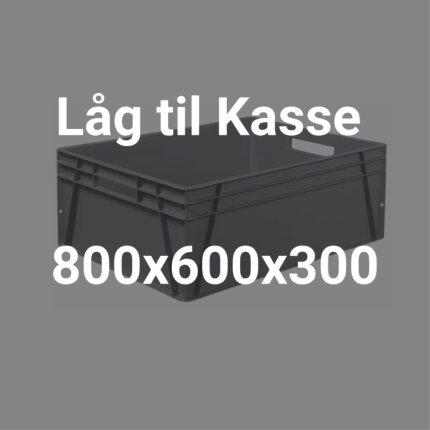 Bleva eurokasse Låg til 800x600x300