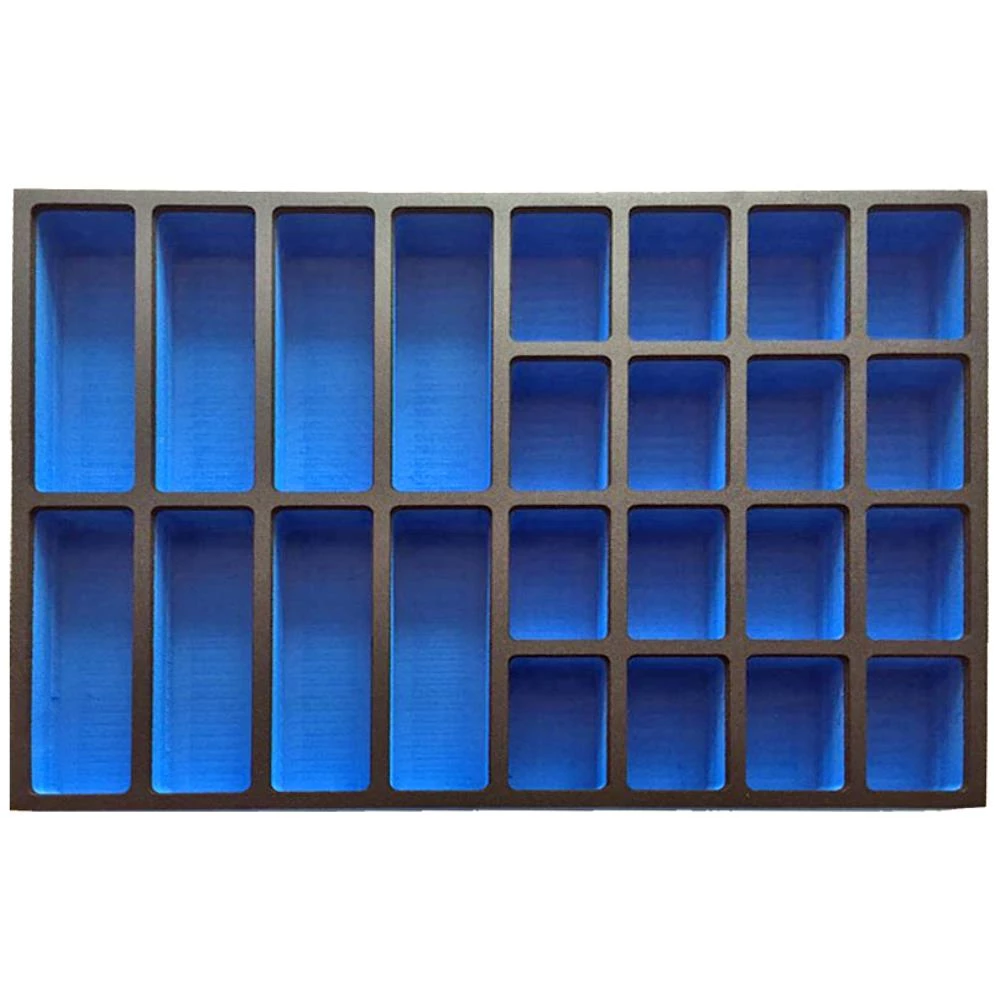 Bato EVA skumindsats t/værktøjsvogn, 24 rum Bato EVA skumindsats t/værktøjsvogn, 24 rum