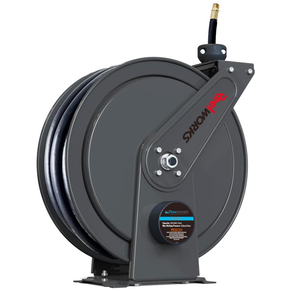 Aut. slangeopruller m/bremse 330bar 3/8″×20mtr Aut. slangeopruller m/bremse 330bar 3/8″×20mtr