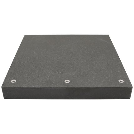 Granitbord 400×400×50mm DIN876/0, 3×M8 gev.huller Granitbord 400×400×50mm DIN876/0, 3×M8 gev.huller