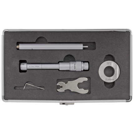 Indv. 3-pkt mikrometer 25-30mm m/forl.+kontrolring Indv. 3-pkt mikrometer 25-30mm m/forl.+kontrolring