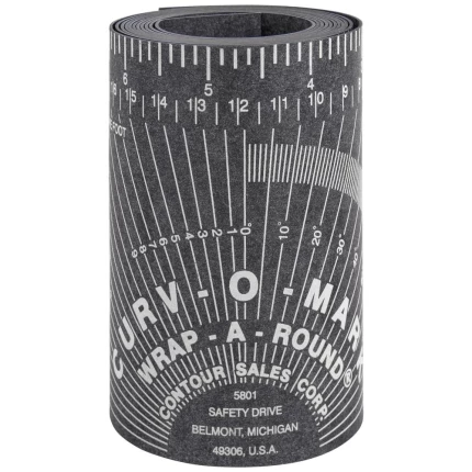 Curv-O-Mark WrapAround 176B sort L f/3-10″ rør