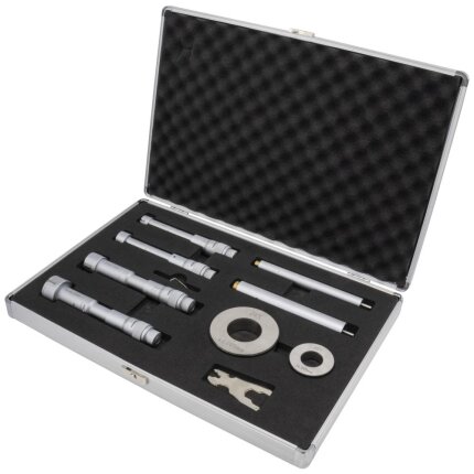 Indv. 3-pkt mikrometre, sæt 20-50mm m/kontrolringe Indv. 3-pkt mikrometre, sæt 20-50mm m/kontrolringe