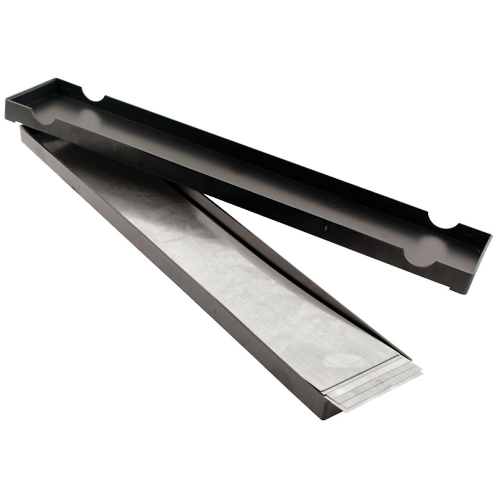 Søgerstål i ark 100×500mm AISI 1.4310 0,40mm, 5stk Søgerstål i ark 100×500mm AISI 1.4310 0,40mm, 5stk