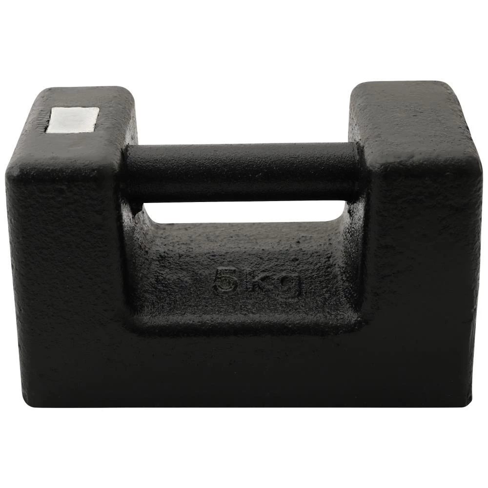 Kalibreringslod 5kg ±0,25g kl. M1, støbejern Kalibreringslod 5kg ±0,25g kl. M1, støbejern