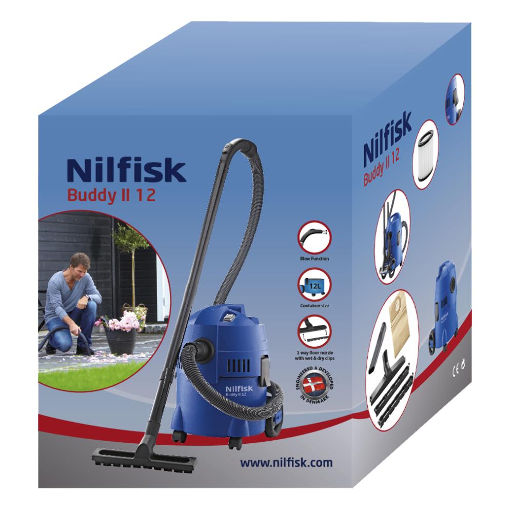 Våd-/tørsuger Buddy II 12, 1200W Våd-/tørsuger Buddy II 12, 1200W
