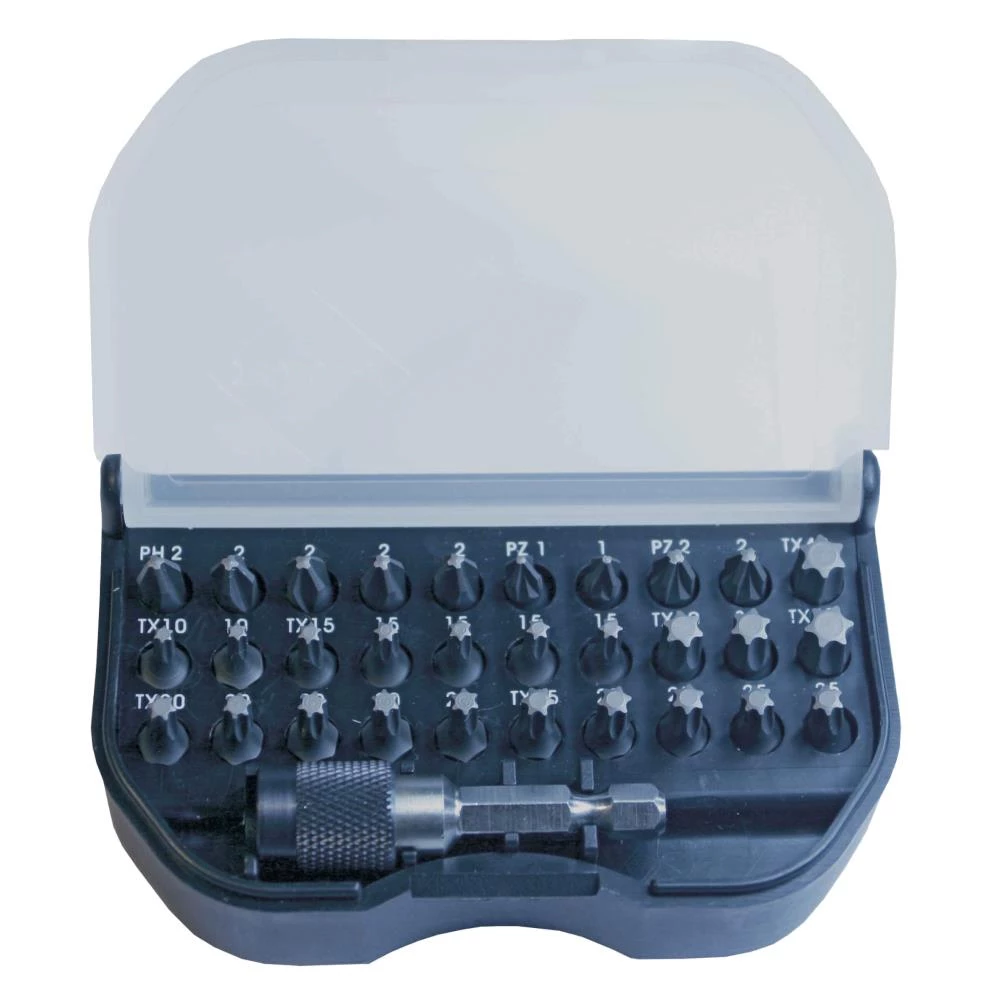 Bitssæt 1/4″ 31 dele sort B-B1812 Bitssæt 1/4″ 31 dele sort B-B1812