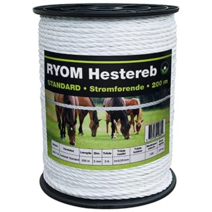 Polyreb hvid standard 200 meter