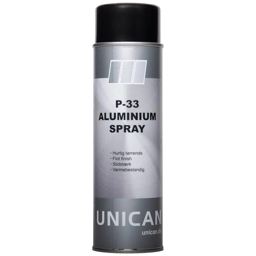 Unican P-33 aluminium spray 500ml Unican P-33 aluminium spray 500ml