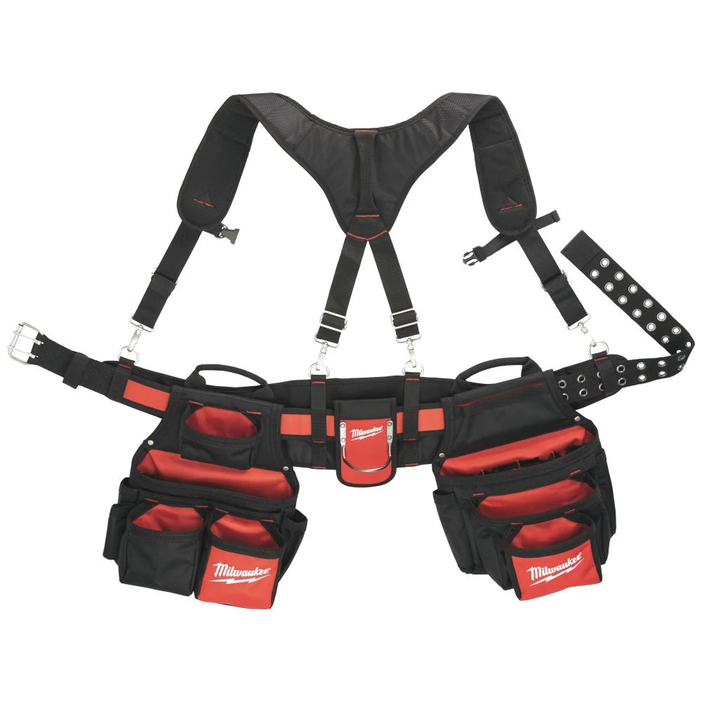 Elektriker-værktøjsbælte m/bæresele Elektriker-værktøjsbælte m/bæresele