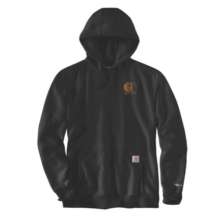 Carhartt logo sweatshirt sort str. M