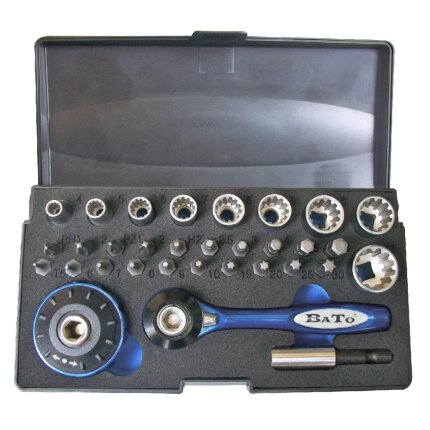 Bits-/topsæt kombi+2skrald. B-B1833 Bits-/topsæt kombi+2skrald. B-B1833