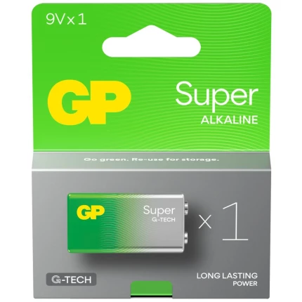 Batteri Super Alkaline 1604A/6LF22 9V