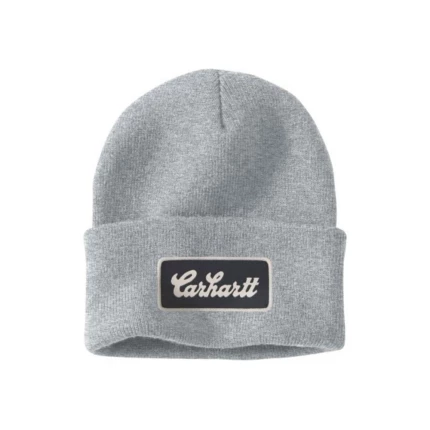 Carhartt logo hue grøn onesize Carhartt hue med patch logo grå mel. onesize