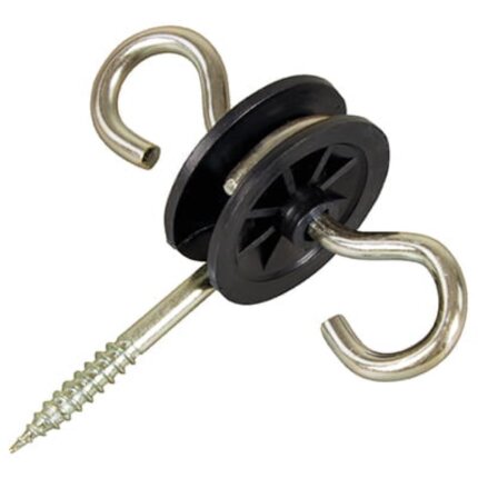 Ledstop Med 2 Øjer Sort 2Stk