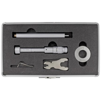 Indv. 3-pkt mikrometer 25-30mm m/forl.+kontrolring Indv. 3-pkt mikrometer 25-30mm m/forl.+kontrolring