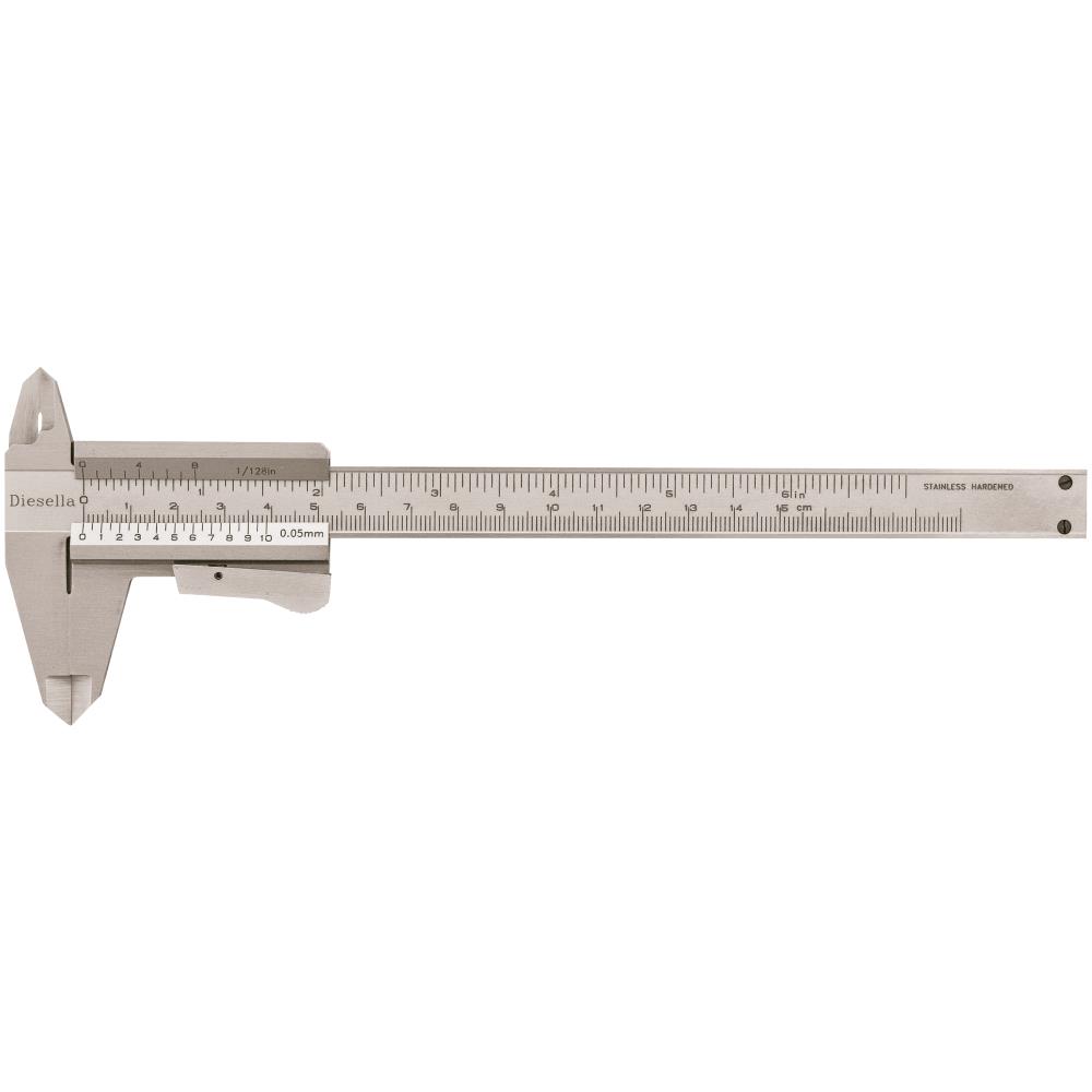 Skydelære m/klemlås 0-200×0,02mm, 50mm kæber Skydelære m/klemlås 0-200×0,02mm, 50mm kæber