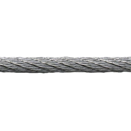 Stålwire galvaniseret 6×7+1FC 4mm, rulle 220m