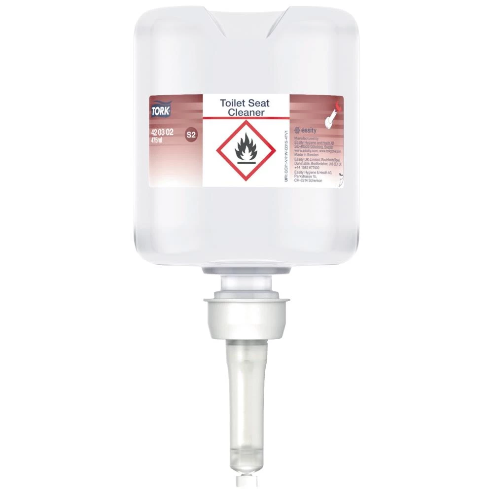 Tork toiletsæderens u/parfume S2, 8×475ml Tork toiletsæderens u/parfume S2, 8×475ml