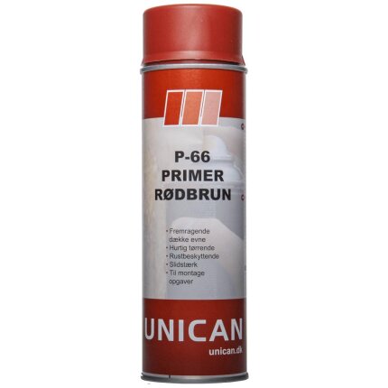Unican P-66 rødbrun primer 500ml