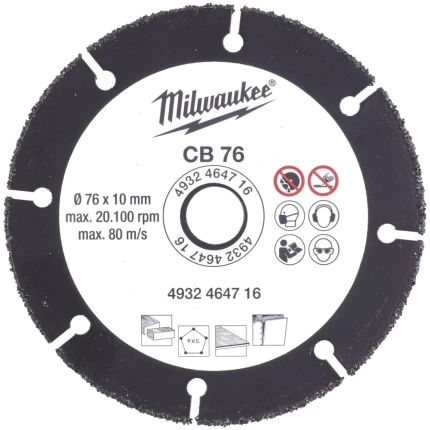 Skæreskive metal 76 mm t/M12-FCOT multiskærer