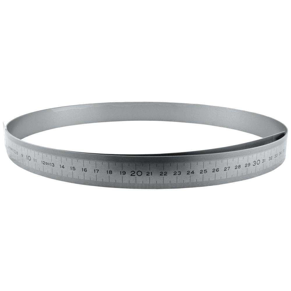 Stållineal 2000×30×1,0mm, bøjelig, V-H graduering Stållineal 2000×30×1,0mm, bøjelig, V-H graduering