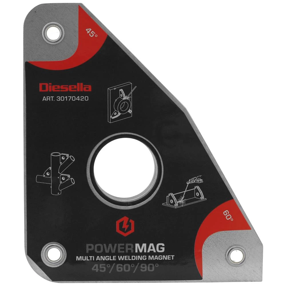 WldPro svejsemagnet 30°/45°/60°/90° 40kg WldPro svejsemagnet 30°/45°/60°/90° 40kg