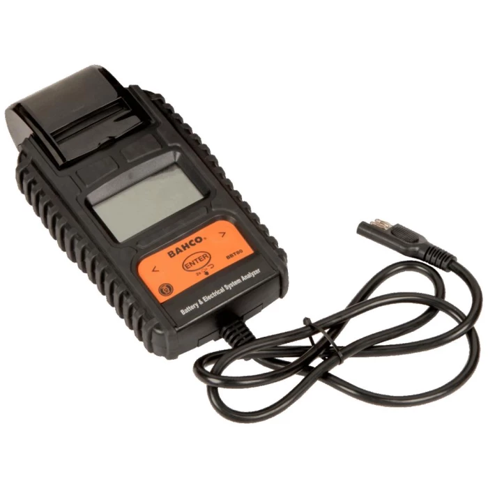 Batteritester digital 6/12V m/printer BBT80