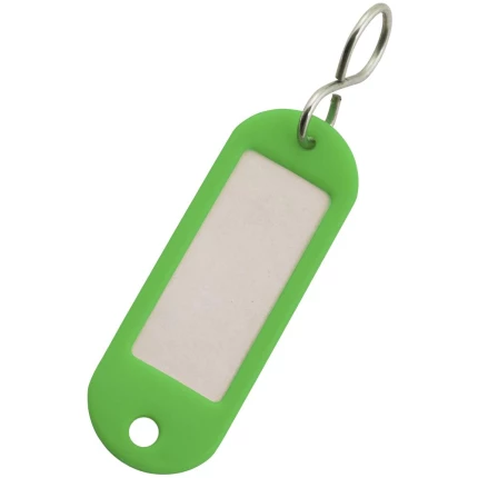 Nøgleskilt m/rude grøn plast, pk/50 Nøgleskilt m/rude grøn plast, pk/50