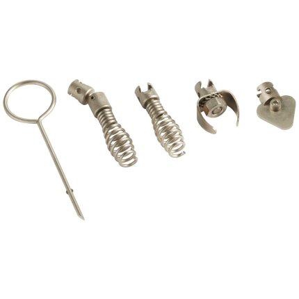 Rensehovedsæt 5 stk ass. t/M18 afløbsrenser Rensehovedsæt 5 stk ass. t/M18 afløbsrenser