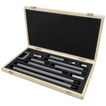 Indv. mikrometer 50-1500×0,01mm m/forlængere