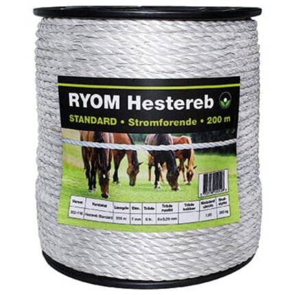 Polyreb hvid standard 200 meter