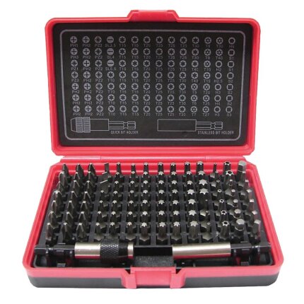 Bitssæt 1/4″ 6kt, 100 dele Bitssæt 1/4″ 6kt, 100 dele