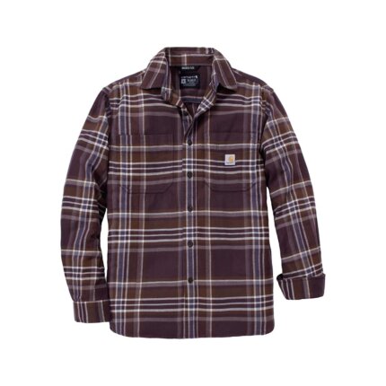 Carhartt skovmandsskjorte dark sephia str. S Carhartt skovmandsskjorte dark sephia str. S