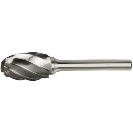 Fræsestift HM alucut 6×10mm form E, skaft ø6mm Fræsestift HM alucut 6×10mm form E, skaft ø6mm