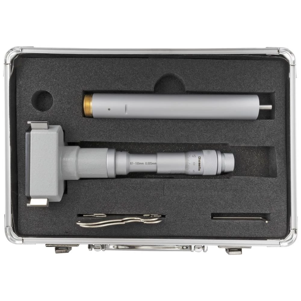 Indv. 3pkt mikrometer 87-100mm m/forl.+kontrolring Indv. 3pkt mikrometer 87-100mm m/forl.+kontrolring