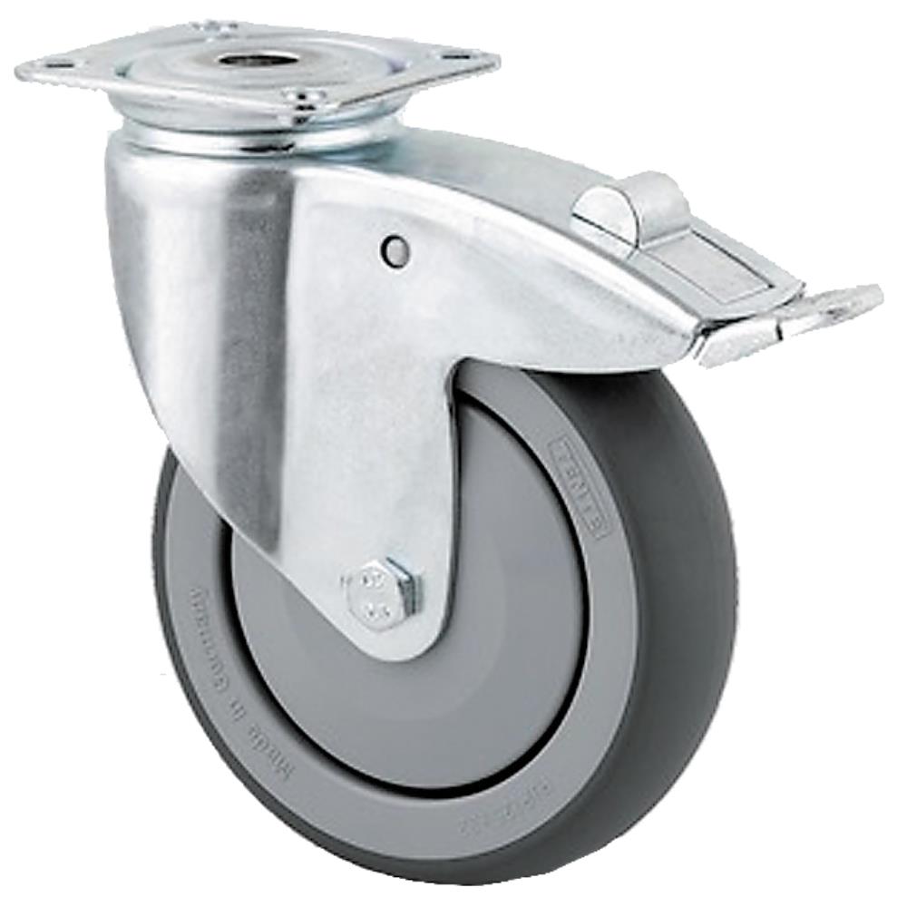 Drejehjul m/bremse 2477 PJP Drejehjul m/bremse 2477 PJP