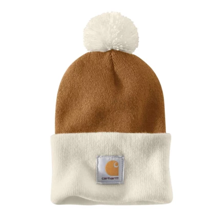 Carhartt hue med kvast brun onesize