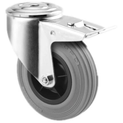 Drejehjul m/br.3477PIR100P30-13 grå