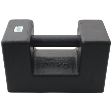 Kalibreringslod 20kg ±1g kl. M1, støbejern Kalibreringslod 20kg ±1g kl. M1, støbejern