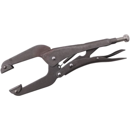 Svejsetang D14NS C-klemme lav afl.tryksko rå 280mm Svejsetang D14NS C-klemme lav afl.tryksko rå 280mm