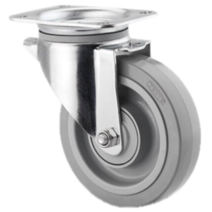 Drejehjul 3470 UFP 200 P63 grå