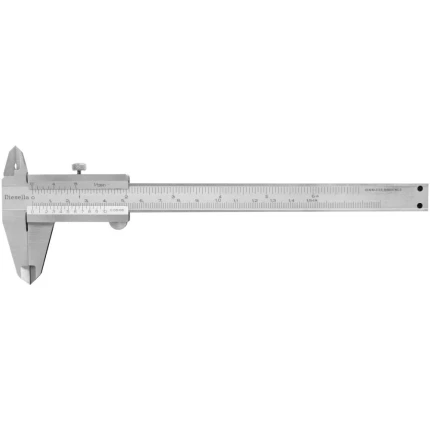 Skydelære m/klemlås 0-200×0,02mm, 50mm kæber Skydelære m/klemlås 0-200×0,02mm, 50mm kæber