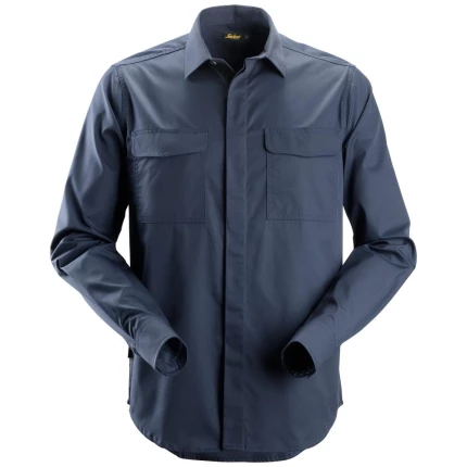Serviceskjorte 8510 lange ærmer navy 3XL