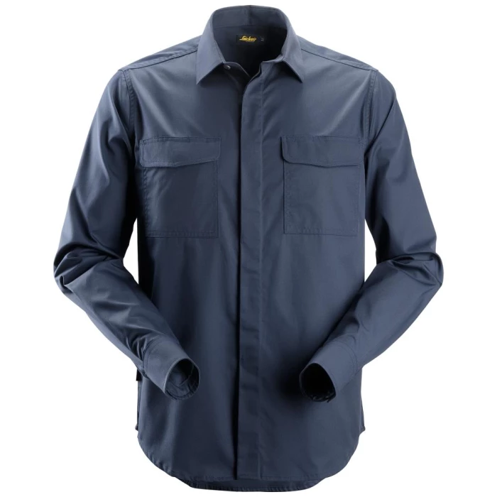 Serviceskjorte 8510 lange ærmer navy 3XL