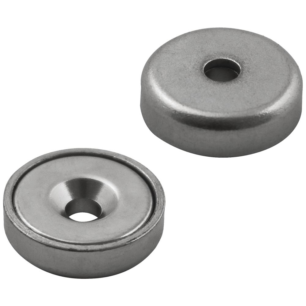 Pottemagnet neodynium ø32×7mm, 3,5mm skruehul Pottemagnet neodynium ø32×7mm, 3,5mm skruehul
