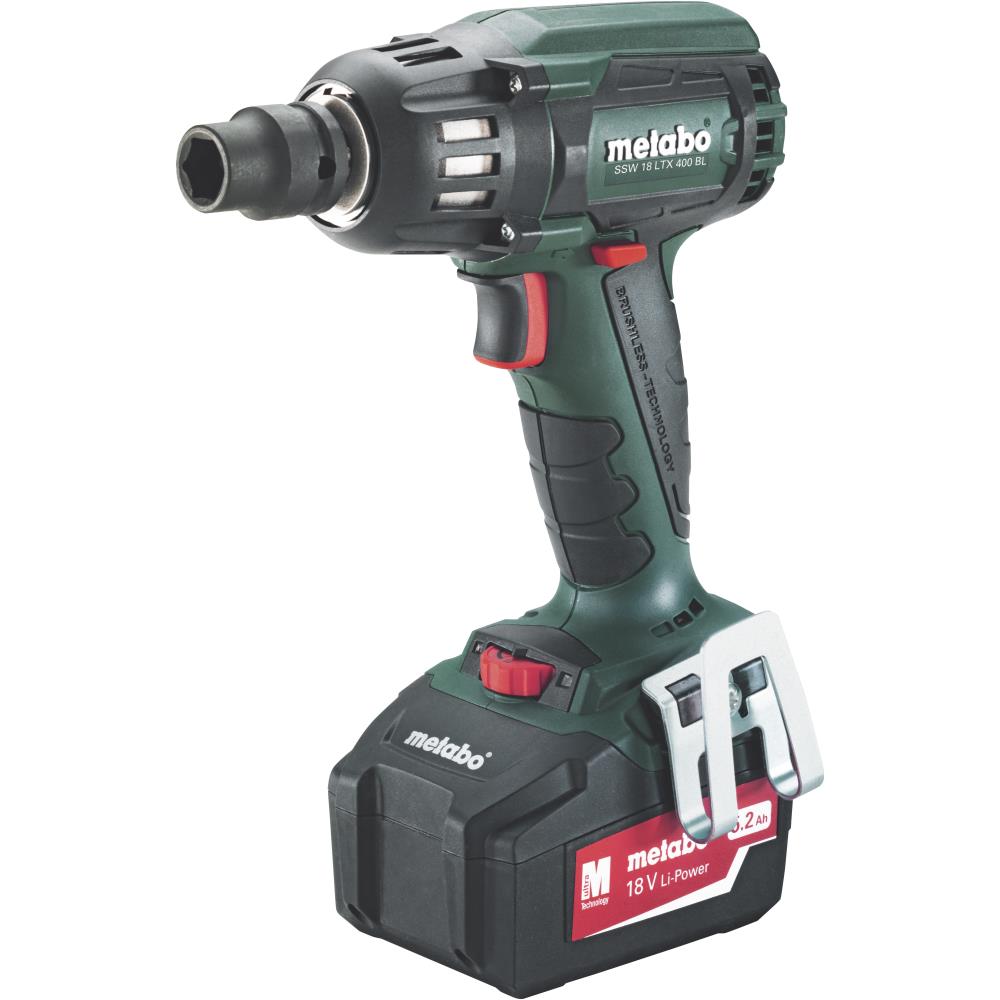 Metabo Slagnøgle SSW 18 LTX 400 BL 2×5,2Ah Metabo Slagnøgle SSW 18 LTX 400 BL 2×5,2Ah