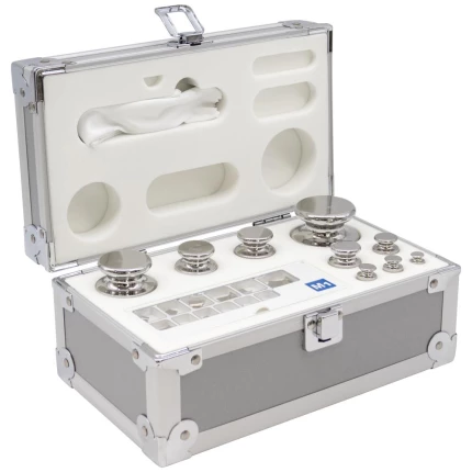 Kalibreringslodder OIML kl.M1 sæt 1mg-500g, 24stk Kalibreringslodder OIML kl.M1 sæt 1mg-500g, 24stk