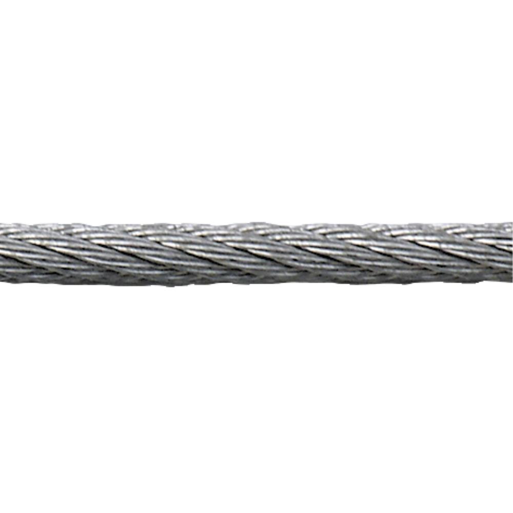 Stålwire galvaniseret 6×7+1FC 3mm, rulle 2000m Stålwire galvaniseret 6×7+1FC 3mm, rulle 2000m