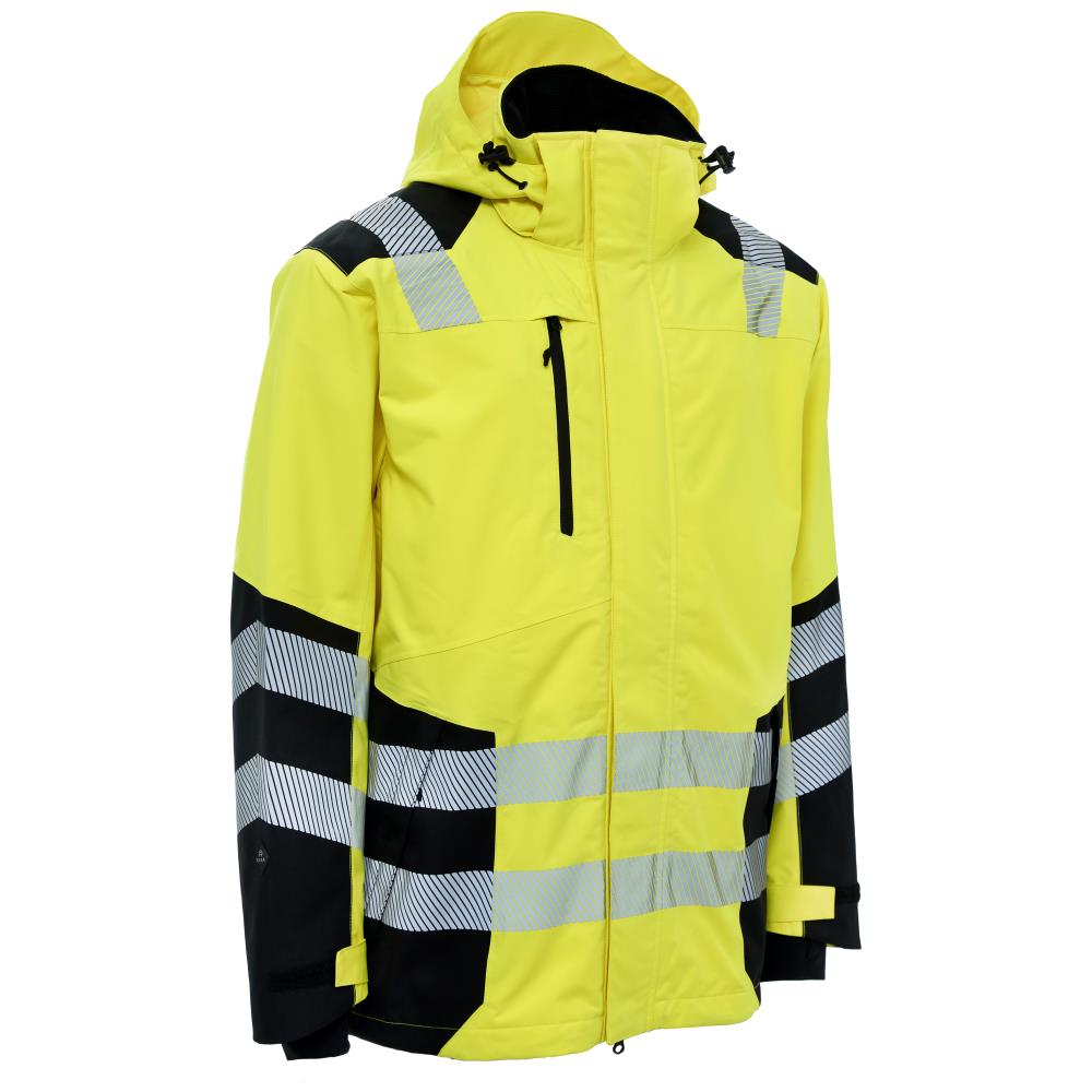 VisibleXtreme recycled jakke 186003R gul/sort VisibleXtreme recycled jakke 186003R gul/sort